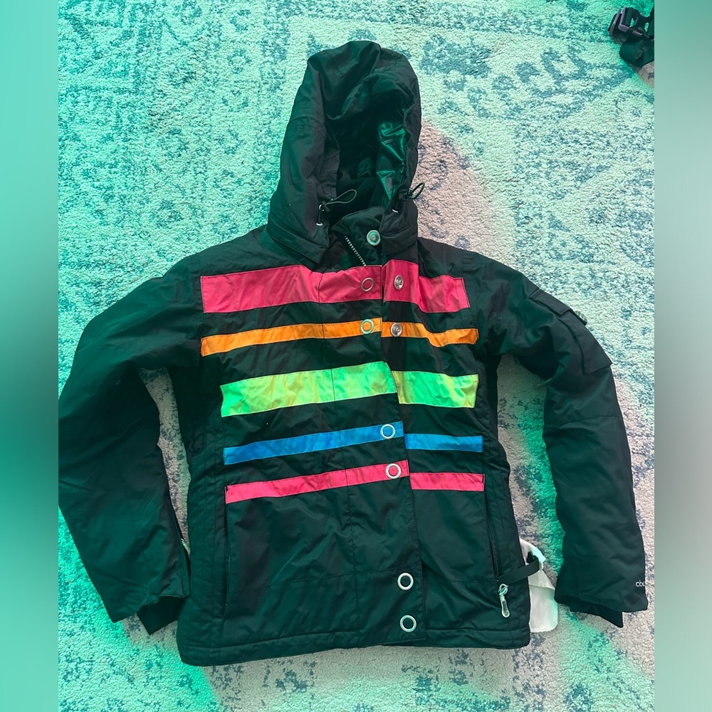 OberMeyer ladies ski jacket with the hood size 4 like new